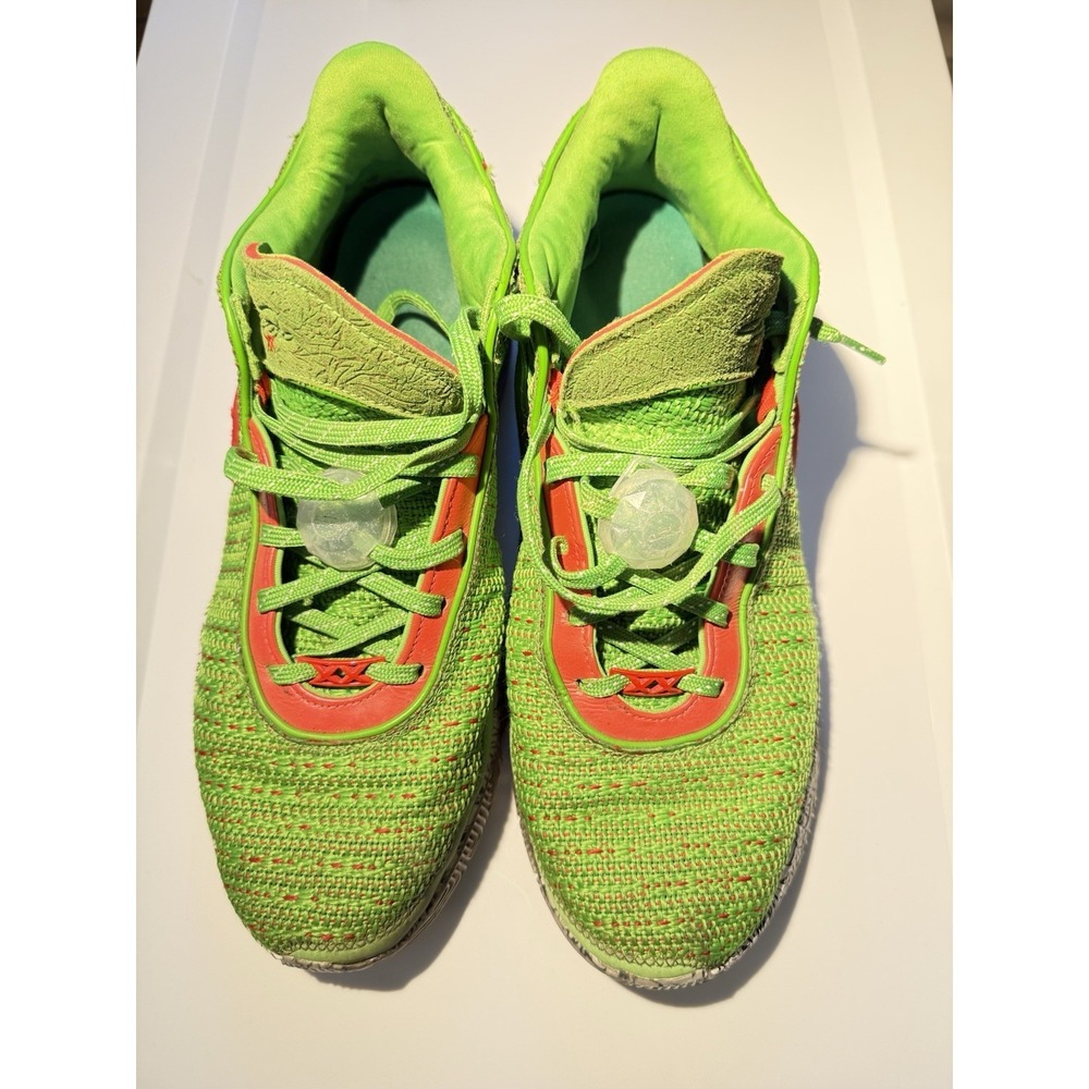 Nike LeBron 20 Christmas Men 14 Green Apple FJ4955-300 Low Top Basketball Shoes